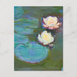 Claude Monet Impressionist Water Lillies Nympheas Holiday Postcard