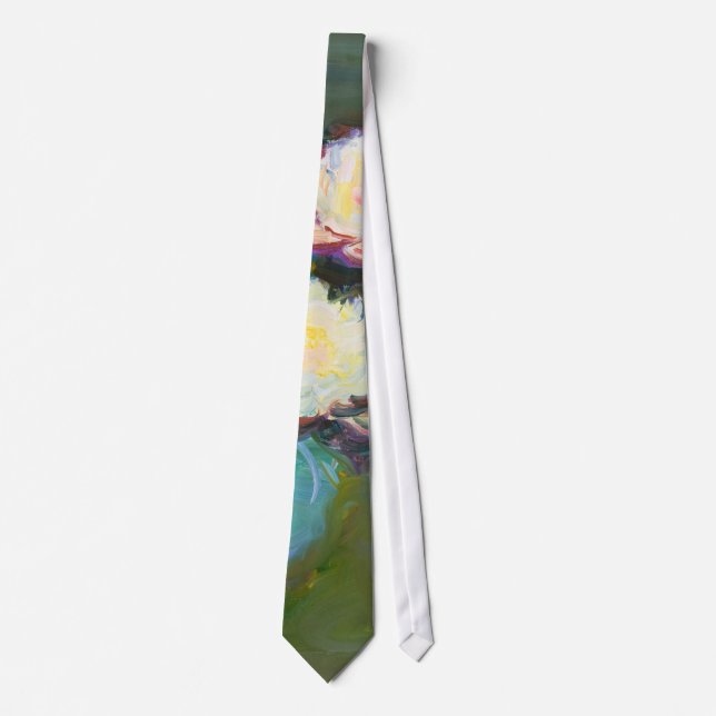 Claude Monet Impressionist Water Lillies Nympheas Tie (Front)