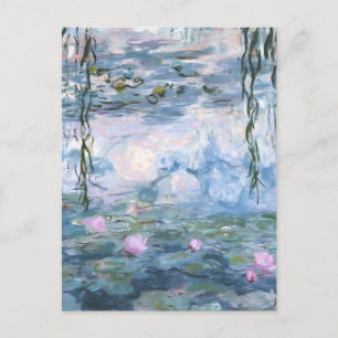Claude Monet Impressionist Water Lillies Painting Invitation Postcard