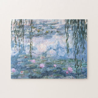 Claude Monet Impressionist Water Lillies Painting Jigsaw Puzzle