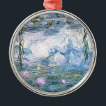 Claude Monet Impressionist Water Lillies Painting Metal Tree Decoration<br><div class="desc">Impressionist Landscape Painting by Claude Monet - Classic Masterpieces - Claude Monet's Impressionist Painting Series - Claude Monet Impressionist Water Lillies Painting</div>