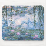 Claude Monet Impressionist Water Lillies Painting Mouse Mat<br><div class="desc">Impressionist Landscape Painting by Claude Monet - Classic Masterpieces - Claude Monet's Nature Painting Series - Claude Monet Impressionist Water Lillies Painting</div>