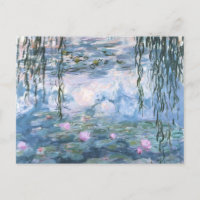 Claude Monet Impressionist Water Lillies Painting