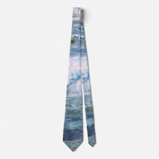 Claude Monet Impressionist Water Lillies Painting Tie