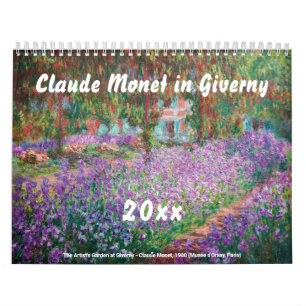 Claude Monet in Giverny Calendar