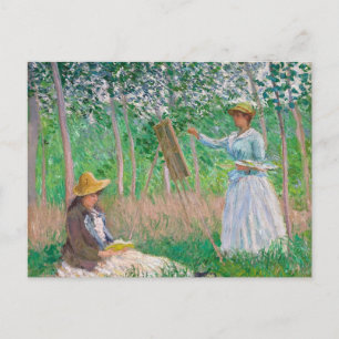 Claude Monet - In the Woods at Giverny Postcard