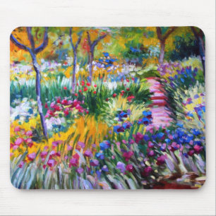 Claude Monet: Iris Garden by Giverny Mouse Mat
