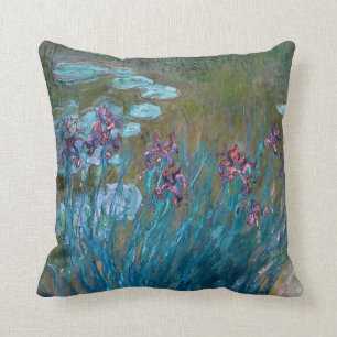Claude Monet: Irises and Water Lilies Cushion