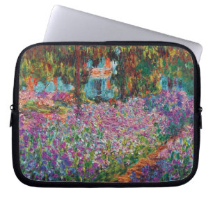 Claude Monet - Irises in Monet's Garden Fine Art Laptop Sleeve