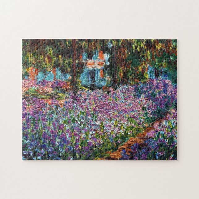Claude Monet: Irises in Monet's Garden Jigsaw Puzzle (Horizontal)