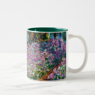 Claude Monet: Irises in Monet's Garden Two-Tone Coffee Mug