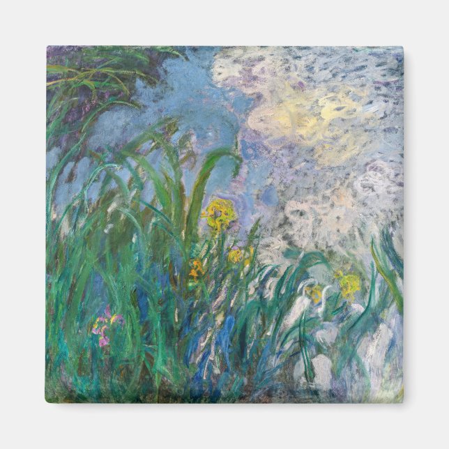 Claude Monet - Irises (Iris) Magnet (Front)