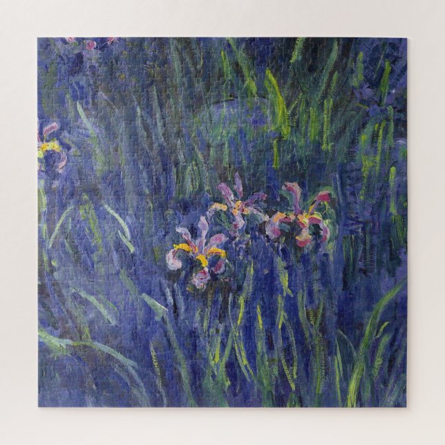 Claude Monet - Irises Jigsaw Puzzle (Vertical)