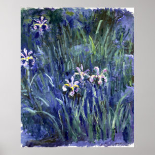 Claude Monet: Irises Poster