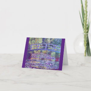 Claude Monet, Japanese Bridge, Fine Art, Holiday Card