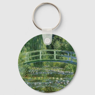 Claude Monet - Japanese Bridge Key Ring