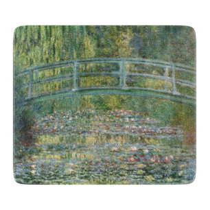 Claude Monet Japanese Bridge Water Lily Art Cutting Board