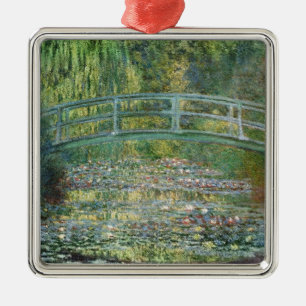 Claude Monet Japanese Bridge Water Lily Art Metal Tree Decoration