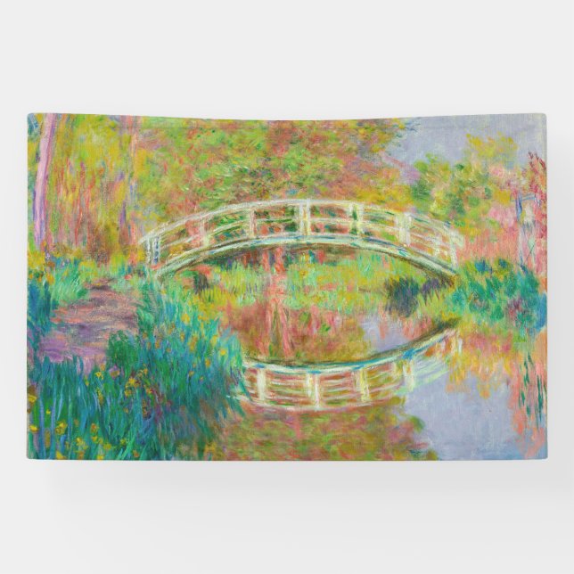 Claude Monet - Japanese Footbridge, Giverny Banner (Horizontal)