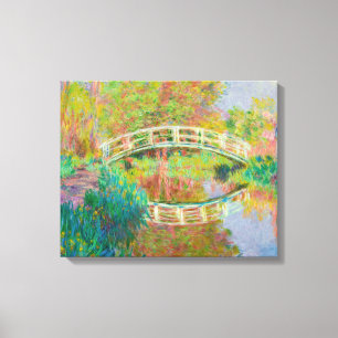 Claude Monet - Japanese Footbridge, Giverny Canvas Print