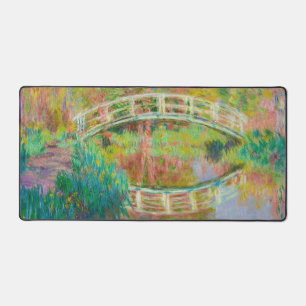 Claude Monet - Japanese Footbridge, Giverny Desk Mat