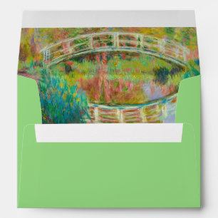 Claude Monet - Japanese Footbridge, Giverny Envelope