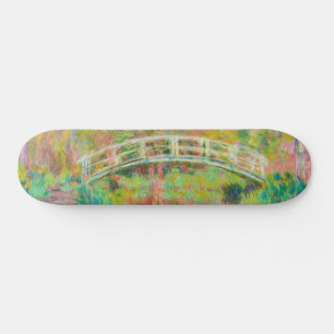 Claude Monet - Japanese Footbridge, Giverny Skateboard
