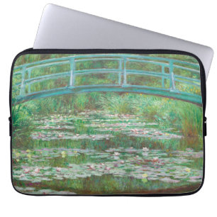 Claude Monet Japanese Footbridge. Impressionism Laptop Sleeve