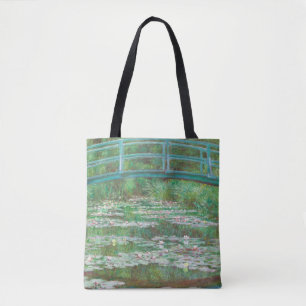 Claude Monet Japanese Footbridge. Impressionism Tote Bag
