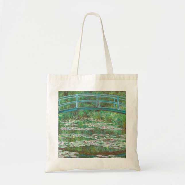 Claude Monet Japanese Footbridge. Impressionism Tote Bag (Front)