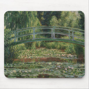 Claude Monet Japanese Footbridge & Water Lily Pool Mouse Mat