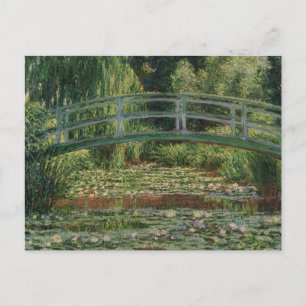 Claude Monet Japanese Footbridge & Water Lily Pool Postcard