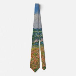 Claude Monet Japanese Footbridge & Water Lily Pool Tie
