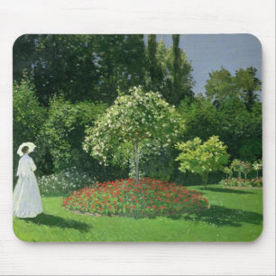 Claude Monet Jeanne Marie Lecadre in the Garden Mouse Mat