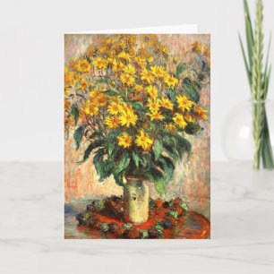 Claude Monet: Jerusalem Artichokes Card
