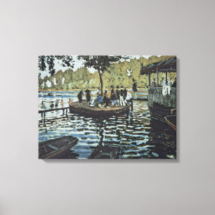 Claude Monet La Grenouillere Canvas Print