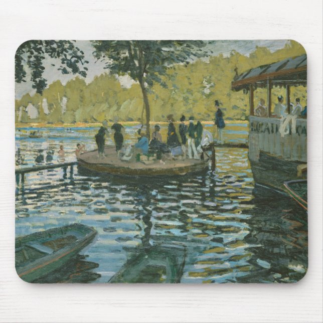 Claude Monet | La Grenouillere Mouse Mat (Front)