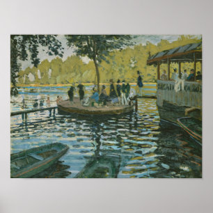 Claude Monet La Grenouillere Poster