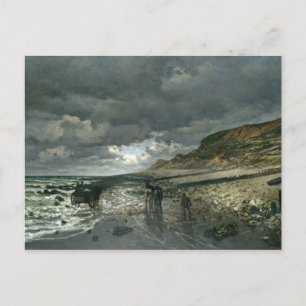 Claude Monet - La Pointe de la Hève at Low Tide Postcard