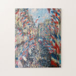 Claude Monet - La Rue Montorgueil - Paris Jigsaw Puzzle<br><div class="desc">La Rue Montorgueil à Paris fete du 30 juin 1878. By Claude Monet in 1878.</div>