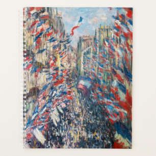 Claude Monet - La Rue Montorgueil - Paris Planner