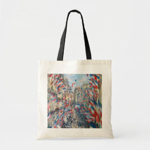 Claude Monet - La Rue Montorgueil - Paris Tote Bag