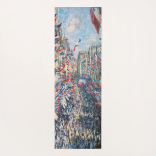 Claude Monet - La Rue Montorgueil - Paris Yoga Mat