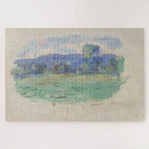 Claude Monet La Seine à Port-Villez Jigsaw Puzzle
