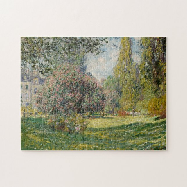 Claude Monet | Landscape: The Parc Monceau Jigsaw Puzzle (Horizontal)