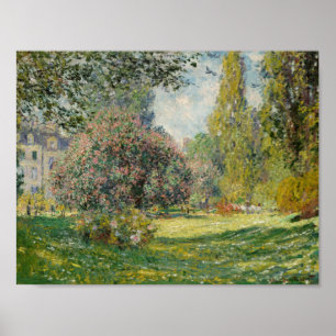 Claude Monet - Landscape: The Parc Monceau Poster