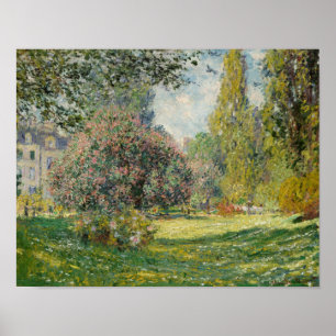 Claude Monet - Landscape: The Parc Monceau Poster