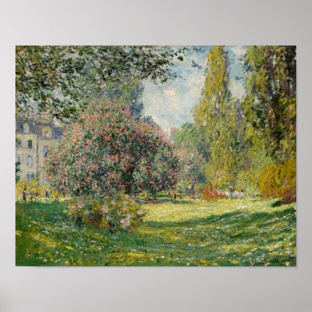 Claude Monet - Landscape: The Parc Monceau Poster (Front)