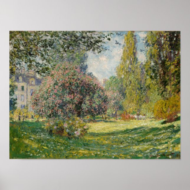 Claude Monet | Landscape: The Parc Monceau Poster (Front)
