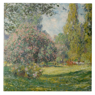 Claude Monet - Landscape: The Parc Monceau Tile